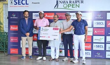 गोल्फ के ग्लोबल मैप पर उभर रहा नवा रायपुर, विश्वस्तरीय सुविधाएं बन रहीं पहचान : अरुण साव