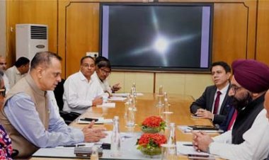 मुख्य सचिव से इंडियन ऑयल के चेयरमैन की शिष्टाचार भेंट 