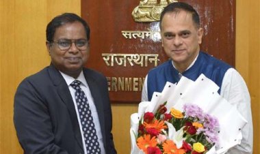 नाबार्ड चेयरमैन की मुख्य सचिव से शिष्टाचार भेंट