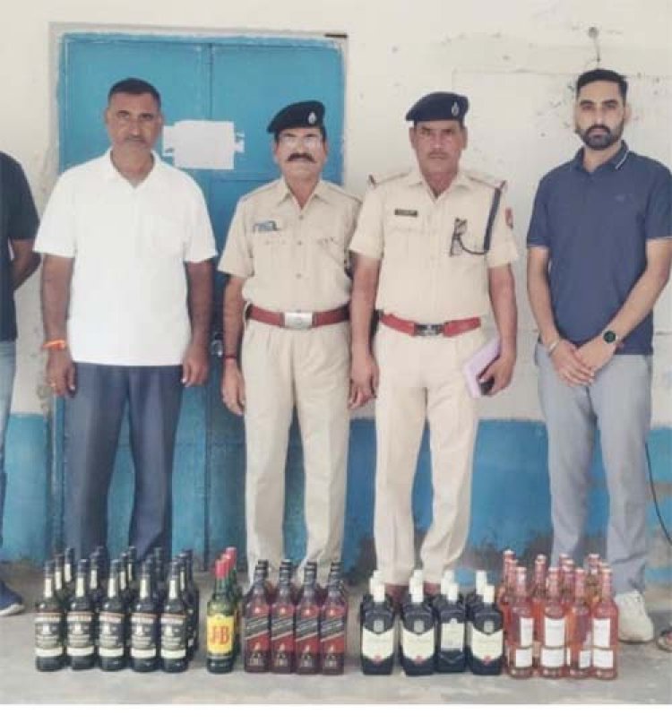 जयपुर में आबकारी विभाग की बड़ी कार्रवाई, अवैध अंग्रेजी मदिरा की खेप पकड़ी