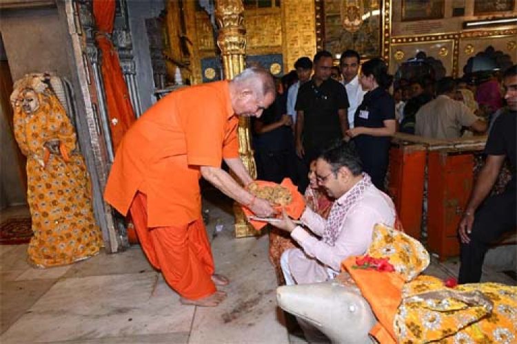 गणेश चतुर्थी पर्व: मुख्यमंत्री भजनलाल शर्मा ने मोती डूंगरी मंदिर में किए दर्शन 