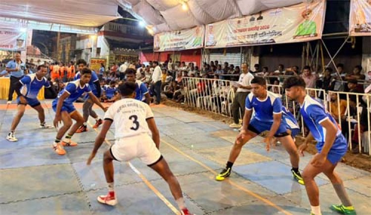 चक्रधर समारोह में कबड्डी का रोमांच, 25 टीमों ने दिखाया दमखम