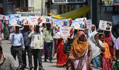 सेवा, समर्पण और जनभागीदारी के संदेश के साथ धमतरी में निकली ‘सेवा ज्योति यात्रा’