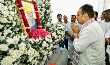 मुख्यमंत्री भजनलाल शर्मा का चित्तौड़गढ़ दौरा, मुख्यमंत्री ने विधायक चन्द्रभान सिंह के पिता स्व. राम सिंह को दी श्रद्धांजलि