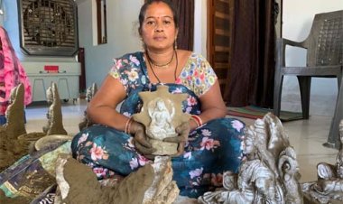 महतारी वंदन से माधुरी के हुनर को मिला संबल, दीपावली के लिए गढ़ रहीं मिट्टी के दीये