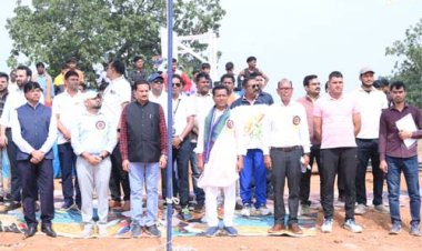 एकलव्य विद्यालय छर्राटांगर में राज्य स्तरीय खेलकूद प्रतियोगिता शुरू
