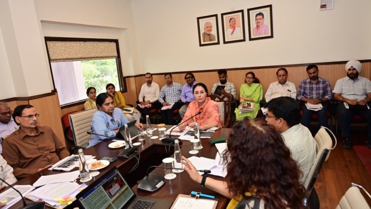 उप मुख्यमंत्री दिया कुमारी ने महिला एवं बाल विकास विभाग की योजनाओं की समीक्षा की