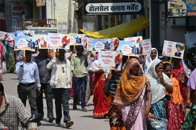 सेवा, समर्पण और जनभागीदारी के संदेश के साथ धमतरी में निकली ‘सेवा ज्योति यात्रा’