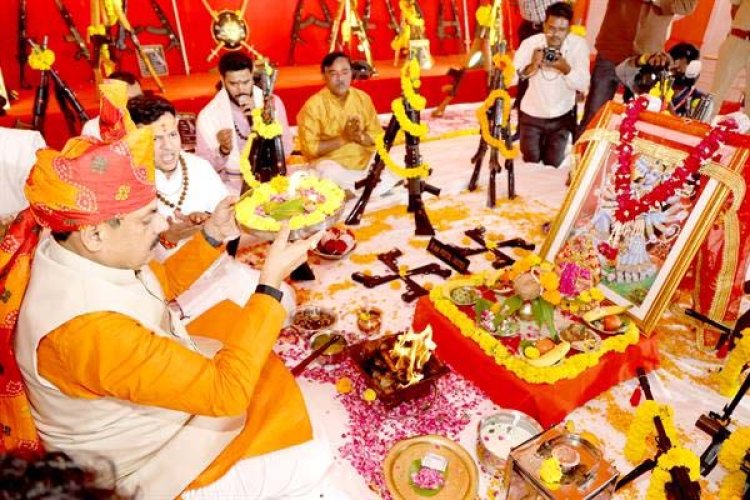शस्त्र-पूजन भारतीय संस्कृति, शौर्य और कर्तव्यनिष्ठा का प्रतीक : मुख्यमंत्री डॉ. यादव