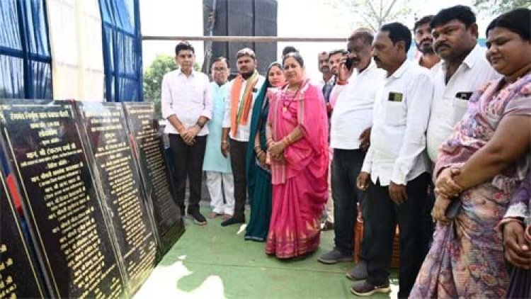 मुख्यमंत्री विष्णु देव साय के नेतृत्व में गांवों के विकास और बुनियादी सुविधाओं के विस्तार को मिल रही प्राथमिकता : राजस्व मंत्री वर्मा